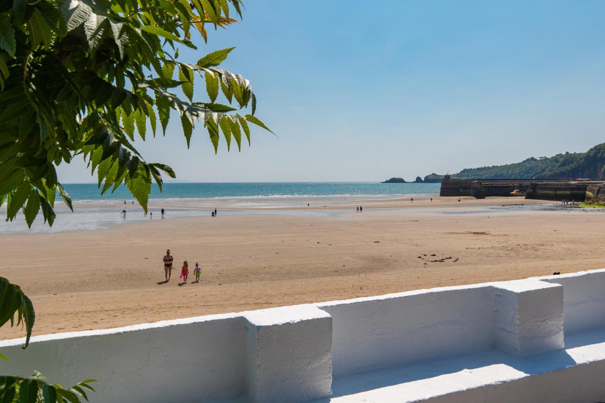 Strand Cottage - Direct Beach Access Saundersfoot Dış mekan fotoğraf