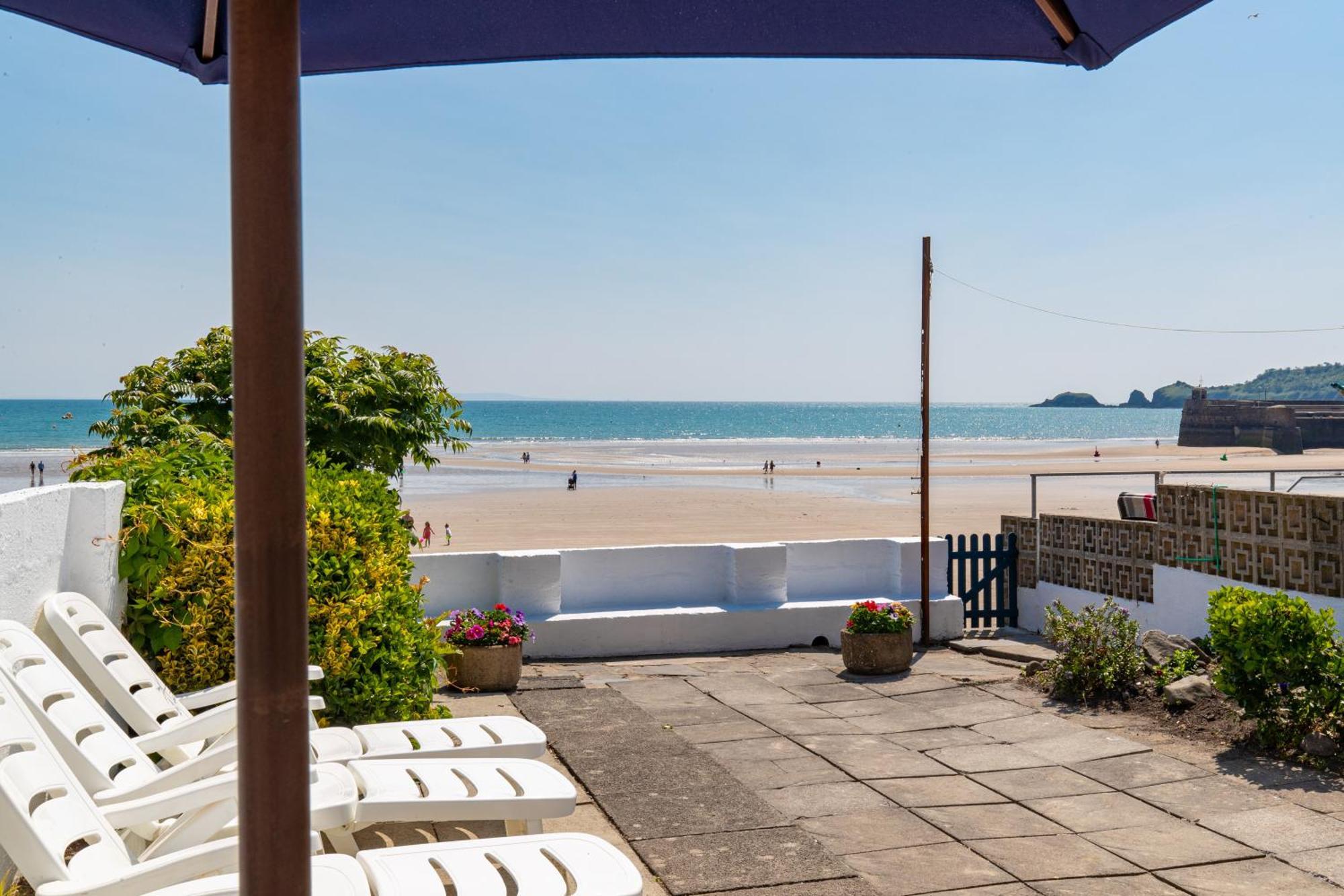 Strand Cottage - Direct Beach Access Saundersfoot Dış mekan fotoğraf